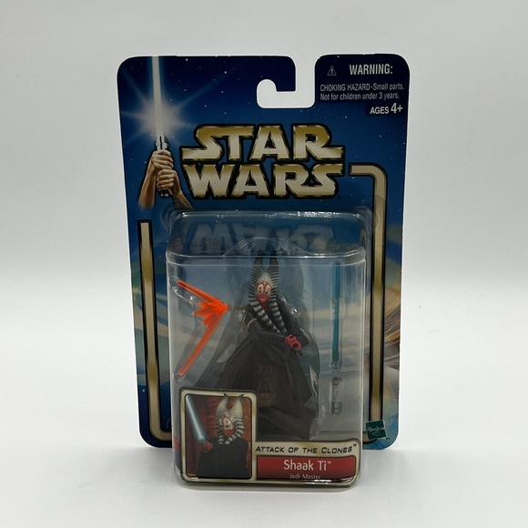 Hasbro Other - Star Wars Attack of the Clones 2002 Shaak Ti Jedi Master Vintage HASBRO